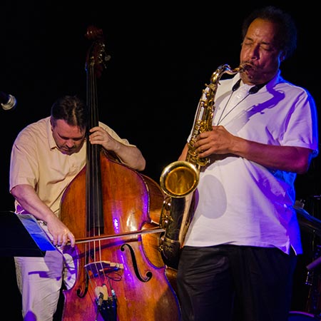 Gilles Naturel et Ricky Ford, Toucy Jazz Festival 2014 © Mathieu Perez