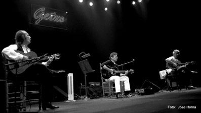 Paco de Lucio-Al Di Meola-John McLaughlin, Getxo Jazz Festival 1996 © Jose Horna