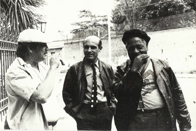 Phil Woods, Paolo Piangiarelli et Dizzy Gillespie  Rome, Teatro Olimpico, le 17 Mai 1985 "Tributo a Charlie Parker", meilleur musicien italien: Massimo Urbani et meilleur musicien étranger: Phil Woods © Carlo Pieroni by courtesy