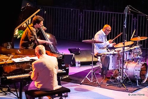 David Kikoski en trio avec Roy Haynes et John Patitucci, San Sebastian, Espagne, 2009 © José Horna