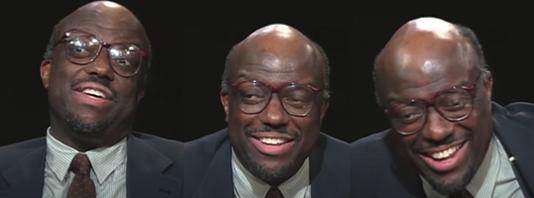 1992. Stanley Crouch, Wynton Marsalis, Marcus Roberts, Charlie Rose, Thirteen/WNET/Learning Channel, 9 septembre © captures d'écran YouTube 1992. Stanley Crouch, Wynton Marsalis, Marcus Roberts, Charlie Rose, Thirteen/WNET/Learning Channel, 9 septembre © captures d'écran YouTube