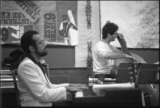 Stanley Cowell after hours, prob. Michel Altier (b), Nmes juillet 1986 © Ellen Bertet 