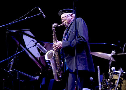 Charles Lloyd at Barbican, 28-4-13©David Sinclair