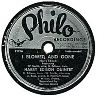 1945, I Blowed and Gone, 78t 1945, I Blowed and Gone, 78t