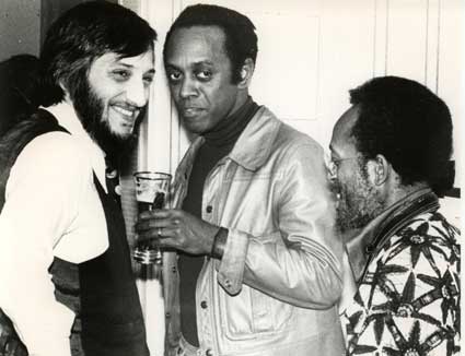 Jazzland 1975, Jean-Marie avec Al Tootie et Jimmy Heath ©Jacques Joris