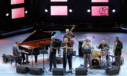 The Cookers: George Cables, Billy Harper, David Weiss, Cecil McBee, Eddie Henderson, Billy Hart, Donald Harrison, Jazz  Vienne 2015 © Pascal Kober