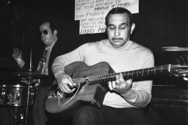 Jacques Montagne (g) et Gilbert Leroux (dm), Le Washboard, Fontainebleau, 24 février 1977 © René-Charles Mallet by courtesy