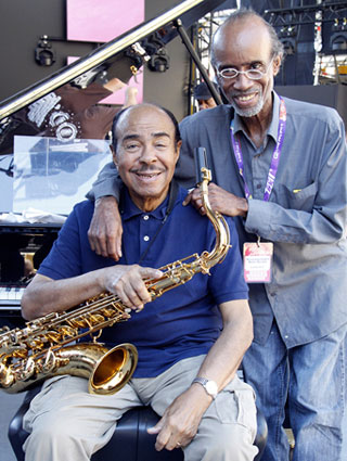 Johnny O'Neal avec Benny Golson, Jazz  Vienne 2015 © Pascal Kober