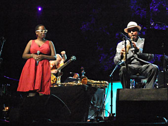 Cécile McLorin et Archie Shepp © Ellen Bertet