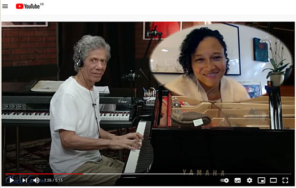 2020. Chick Corea performs a Musical Portrait virtually 2020. Chick Corea performs a Musical Portrait virtually