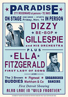 1947. Detroit, Dizzy Gillespie and His Orchestra plus Ella Fitzgerald