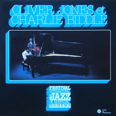 1982. Oliver Jones et Charlie Biddle, Festival International de Jazz de Montr&eacute;al/Radio-Canada