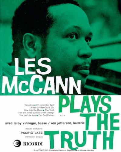 Publicit&eacute; Les McCann dans Jazz Hot n�167, juillet-ao�t 1961
