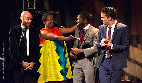 Aaron Diehl, Cécile McLorin Salvant, Lawrence Leathers, Paul Sikivie © Patrick Martineau