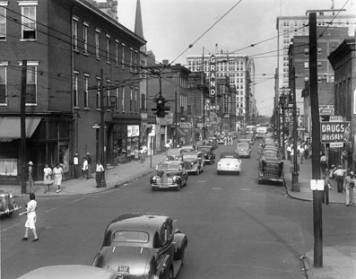 Louisville, Kentucky, scne de rue, années 1930 © photo X, Collection Michel Laplace by courtesy