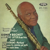 45t 1949. Sidney Bechet. Souvenirs de la Nouvelle Orléans