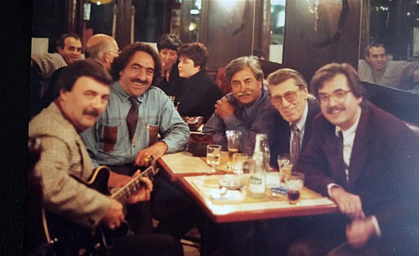 Babik Reinhardt, Beb Papasian, Dingo Adel, Tal Farlow, Philippe Petit, 1991, Chez Fernand, Samois-sur-Seine