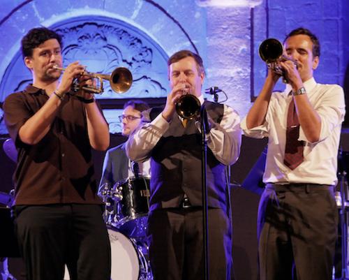 Malo Mazuri&eacute;, Julien Ecrepont, Hippolyte F�vre, Festival de Big Bands de Pertuis, 6 ao�t 2026 &copy; J&eacute;r�me Partage