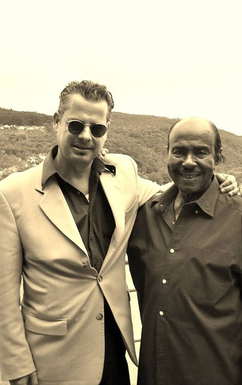 Claus Raible et Benny Golson, Bingen, Allemagne, 2015  © photo X by courtesy of Claus Raible