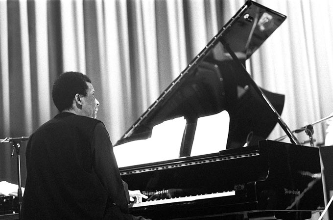 Dollar Brand/Abdullah Ibrahim & Ekaya, 28 octobre 1987, Bruxelles &copy; Jacky Lepage