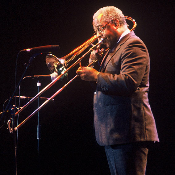 Slide Hampton, Vienne 1993 © Pascal Kober Slide Hampton, Vienne 1993 © Pascal Kober