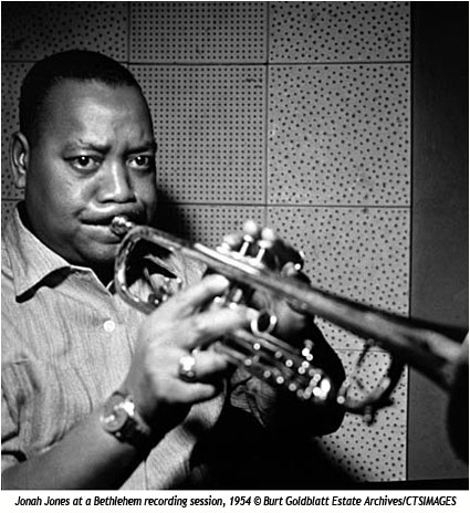 Jonah Jones at a Bethlehem recording session, 1954 © Burt Goldblatt Estate Archives/CTSIMAGES