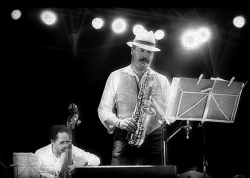 Reggie Workman et Sonny Fortune, Nîmes © Ellen Bertet Reggie Workman et Sonny Fortune, Nîmes © Ellen Bertet