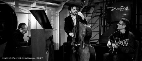 Alain Jean-Marie, Nicola Sabato, Didier Conchon, Le Marcounet, Paris, février 2017 © Patrick Martineau