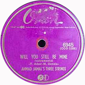 1951. Ahmad Jamal's Three Strings, Okeh 6945