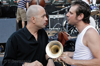 Flavio Boltro et Fabrizio Bosso (2007) © Umberto Germinale