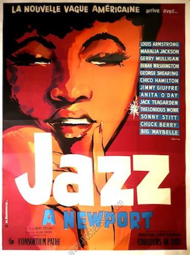 Affiche française de Jazz à Newport Affiche française de Jazz à Newport