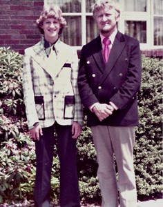 David Kikoski et son père Edward, Miltown, NJ, 1975 © photo X, collection David Kikoski by courtesy
