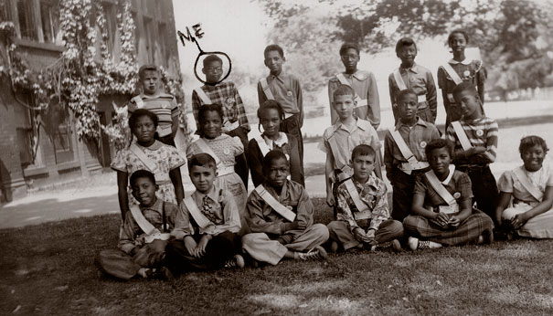 Moi  8 ans en 3e année  Crossing Guard © photo X by courtesy of Stanley Cowell