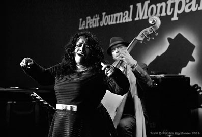 Denise King, Peter Giron au Petit Journal Montparnasse, février 2016 ©Patrick Martineau