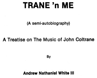 Trane 'n Me, couverture originale