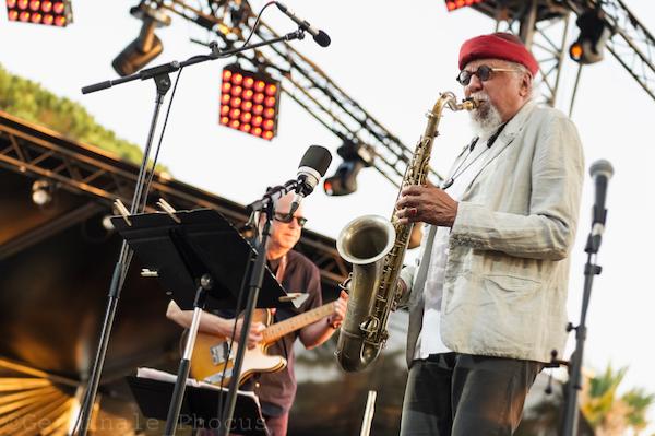 Bill Frisell (g) et Charles Lloyd (ts), Juan-les-Pins, 12 juillet 2022 &copy; Umberto Germinale-Phocus