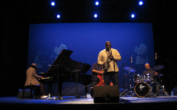 Freddie Redd, Jesse Davis, Reggie Johnson, Doug Sides, Jazz à Foix 2008 © Alain Dupuy-Raufaste