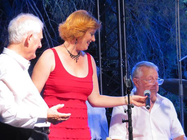 Dany Doriz, Wendy Lee Taylor, Philippe Petit (kb,voc), St-Rapha�l, 12 ao�t 2024 &copy; J&eacute;r�me Partage