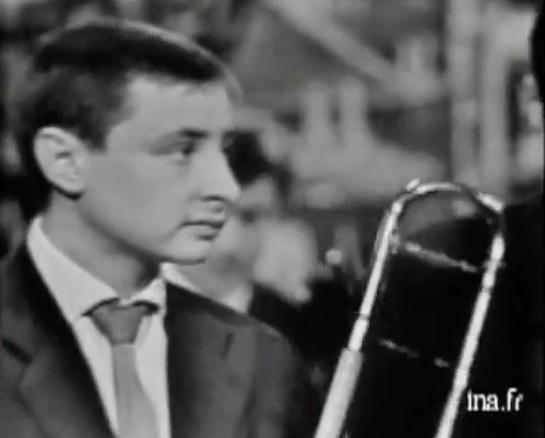 Claude Gousset avec l'orchestre de Claude Bolling, 12 septembre 1957, images Ina.fr