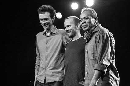 Pierre de Bethmann Trio avec Sylvain Romano et Tony Rabeson, 2015 © Christophe Charpenel