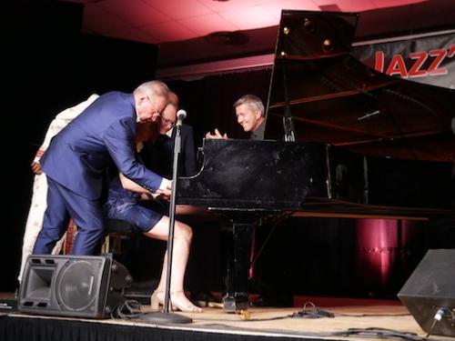 Gilles Blandin (p), Jazz'N Boogie, Tint&eacute;niac, 13 juin 2025 &copy; J&eacute;r�me Partage