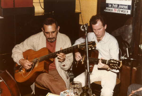 Jacques Montagne et Maxou (quartet avec Canone, g, et Daniel Matre, b), Petit Journal Saint-Michel, Paris, 7 janvier 1982 © Photo X, Collection René-Charles Mallet by courtesy