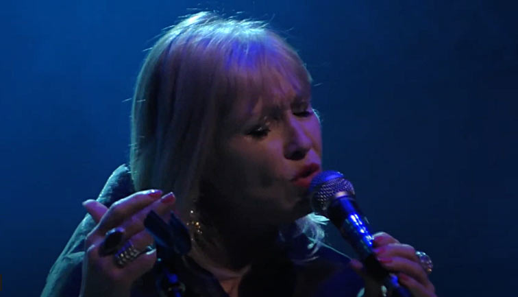 Tina May, JazzHivern, Andorre, 20 février 2015, image extraite de YouTube Tina May, JazzHivern, Andorre, 20 février 2015, image extraite de YouTube