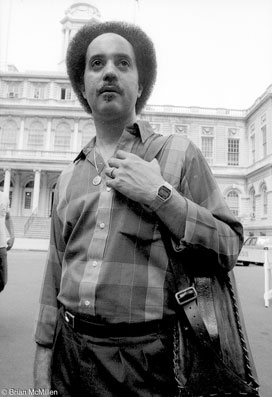 Cecil Bridgewater at City Hall Park, New York, 13 juillet 1984 © Brian McMillen by courtesy