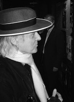 Gérard Terronès lors de la fête anniversaire des 70 ans de Jazz Hot (mars 2005) au Caveau de La Huchette © Jérôme Partage