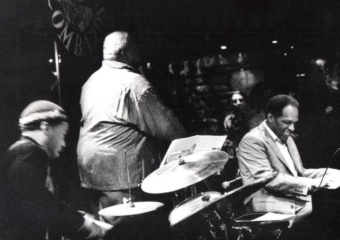 Winard Harper, Ray Drummond, Michel Sardaby, Duc des Lombards, Paris, 16 avril 2004 © Ma Ma