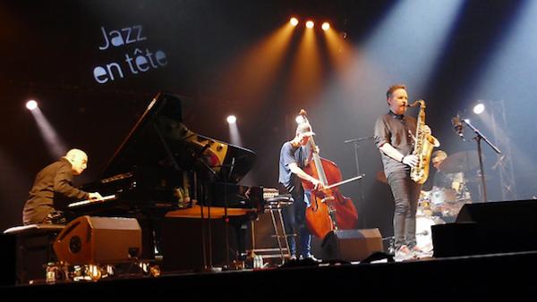 Jason Lindner (p), Jasper H�iby (b), Jason Rigby (ts), Mark Guiliana (dm), Jazz en T�te, Clermont-Ferrand, 19 octobre 2022 &copy; Serge Baudot 