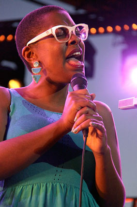 Cécile McLorin Salvant, Jazz  Vienne, 4 juillet 2013 © Pascal Kober