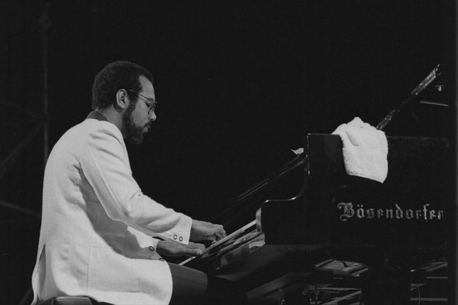 Stanley Cowell, 11e Nmes International Jazz Festival, 22 juillet 1986 © Ellen Bertet