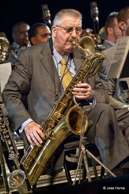 Joe Temperley au Saxophone Baryton, Vitoria 2009 © Jose Horna